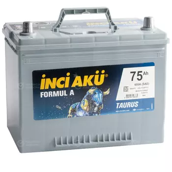 Автомобильный аккумулятор Inci Aku Formul A 75 Ач обратная полярность D26L