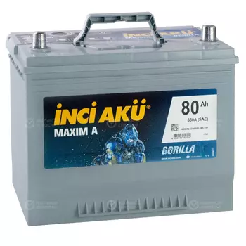 Автомобильный аккумулятор Inci Aku Maxim A 80 Ач обратная полярность D26L