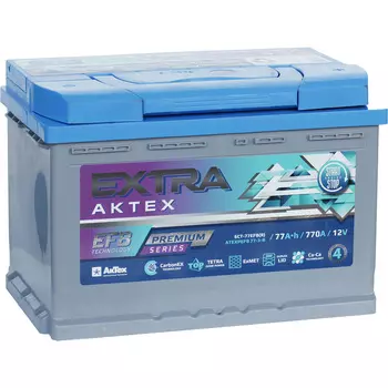 Автомобильный аккумулятор Актех Extra 77 Ач обратная полярность L3