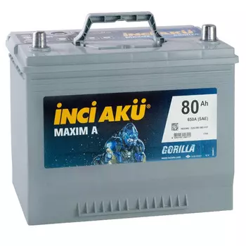 Автомобильный аккумулятор Inci Aku Maxim A 80 Ач прямая полярность D26R