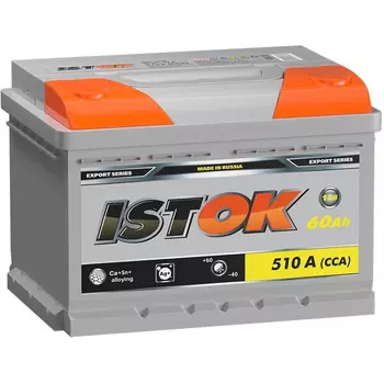 Автомобильный аккумулятор Istok 60 Ач обратная полярность L2
