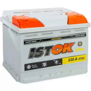 Автомобильный аккумулятор Istok 62 Ач прямая полярность L2