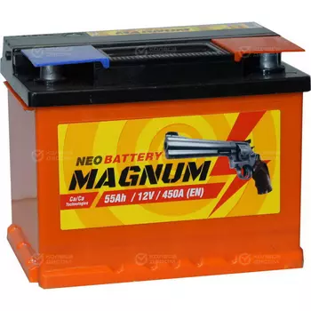 Автомобильный аккумулятор Magnum 55 Ач обратная полярность L2