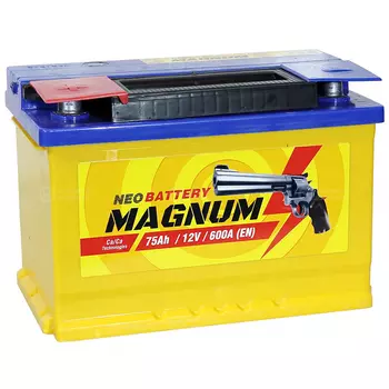 Автомобильный аккумулятор Magnum 75 Ач прямая полярность L3