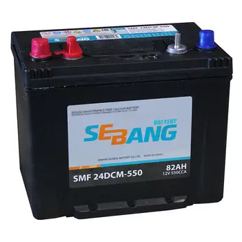 Автомобильный аккумулятор Sebang 82 Ач прямая полярность D26R