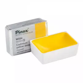 Акварель Pinax кювета 2,5 мл W224 Кадмий Желтый Темный