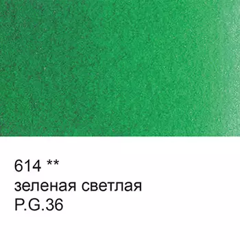 Акварель "VISTA-ARTISTA" Studio кювета 2,5 мл, цв. 614 зеленая светлая