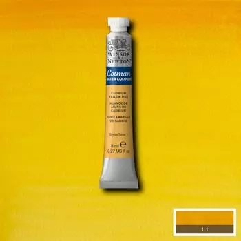 ?Акварель Winsor&Newton "Cotman" 8 мл Кадмий желтый