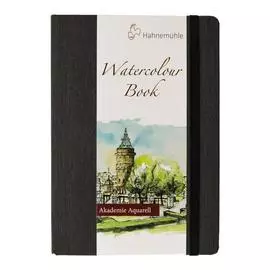 Альбом для акварели Hahnemuhle "Watercolour book" А5 30 л 200 г, целлюлоза 100%, с/з, с резинкой