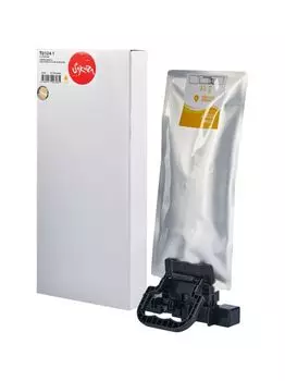 Контейнер с чернилами Sakura C13T01D400 (T01D4 Y) для Epson WorkForce Pro WF-C529R/C579R, желтый, пигментный тип, 20000 к.
