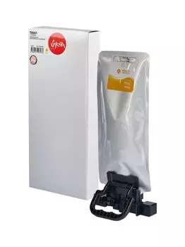 Контейнер с чернилами Sakura C13T05A400 (T05A1 Y) для Epson WorkForce Pro WF-C878/C879, желтый, пигментный тип, 20000 к.