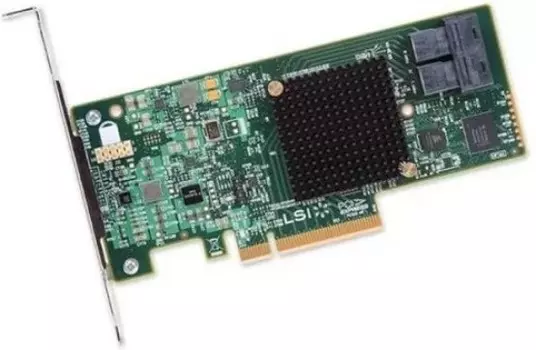Контроллер ACD ACD SAS9300-8i (УЦЕНЕННЫЙ) PCIe 3.0 x8 LP, SAS/SATA 12G HBA, 8port (2*int SFF8643), 3008 IOC (LSI 9300-8i) RTL