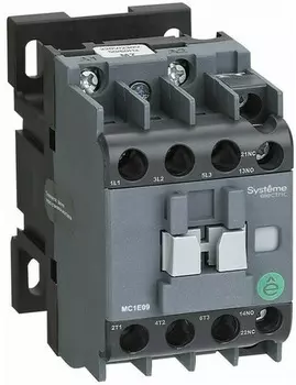 Контактор Systeme Electric MC1E18M7 MC1E 3P 18A НО+НЗ 220V/230V 50/60ГЦ (LC1E1810M5)