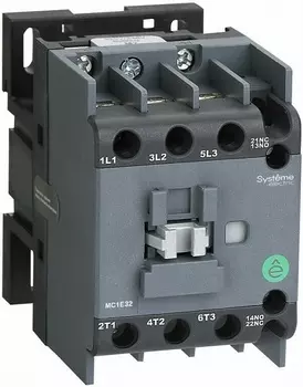 Контактор Systeme Electric MC1E32M7 MC1E 3P 32A НО+НЗ 220V/230V 50/60ГЦ (LC1E3210M5)