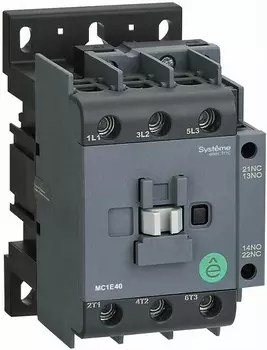Контактор Systeme Electric MC1E50Q7 MC1E 3P 50A НО+НЗ 380V/400V 50/60ГЦ (LC1E50Q5)