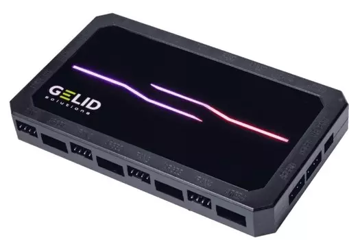 Контроллер GELID Amber 8 PRO RF-RGB-02 для подключения вентиляторов и подсветки