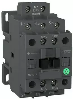 Контактор Systeme Electric MC1D12E7 MC1D 3P 12A НО+НЗ 48V 50/60ГЦ