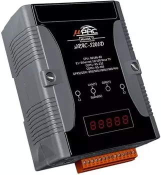 Контроллер ICP DAS uPAC-5201D CR PAC-5000 with LAN and 2G (GPRS)