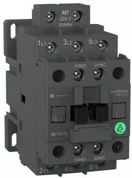 Контактор Systeme Electric MC1D12M7 MC1D 3P 12A НО+НЗ 220V 50/60ГЦ