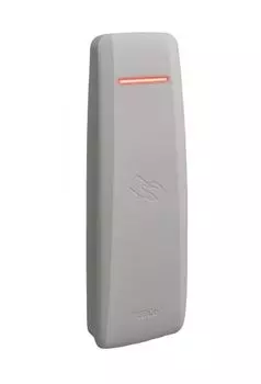 Контроллер PERCo PERCo-CL211.9G со встроенным считывателем карт доступа формата, EMM/HID/MIFARE, светло-серый