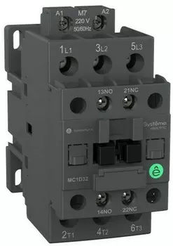 Контактор Systeme Electric MC1D25B7 MC1D 3P 25A НО+НЗ 24V 50/60ГЦ