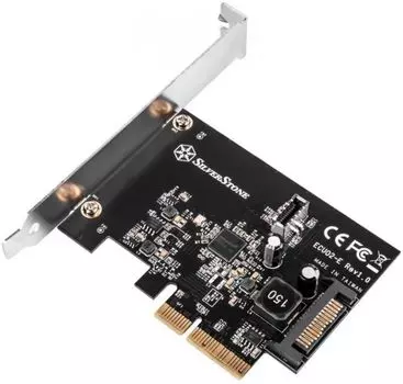 Контроллер расширения SilverStone G56ECU02E000010 PCIe x2, USB Type-C