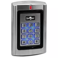 Контроллер Smartec ST-SC140EK автономный со встроенными считывателем EM и Wiegand-входом: память на 2500 пользователей, дальность 6 см