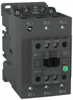 Контактор Systeme Electric MC1D50KUE MC1D 3P 50A НО+НЗ 110-250V AC/DC