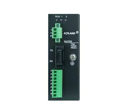 Конвертер промышленный Kyland KOM200 302110016 1 100Base-FX single mode fiber port, SC connector, 1310nm, 40km, 1 RS485 serial port, 2 RS232 serial po