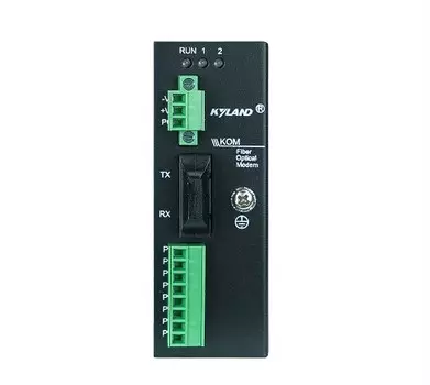 Конвертер промышленный Kyland KOM200 302110021 1 100Base-FX multi mode fiber port, ST connector, 1310nm, 5km, 1 RS485 serial port, 2 RS232 serial port