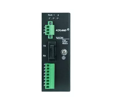 Конвертер промышленный Kyland KOM200 302110031 1 100Base-FX multi mode fiber port, ST connector, 1310nm, 5km, 1 RS485 serial port, 2 RS232 serial port