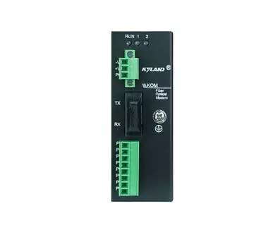 Конвертер промышленный Kyland KOM200 302110052 1 100Base-FX multi mode fiber port, FC connector, 1310nm, 5km, 1 RS232 serial port, 1 RS422 serial port