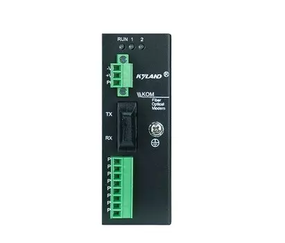 Конвертер промышленный Kyland KOM200 302110059 1 100Base-FX multi mode fiber port, ST connector, 1310nm, 5km, 1 RS485 serial port, 2 RS232 serial port