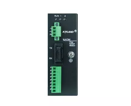 Конвертер промышленный Kyland KOM200 302110060 1 100Base-FX single mode fiber port, SC connector, 1310nm, 40km, 1 RS485 serial port, 2 RS232 serial po