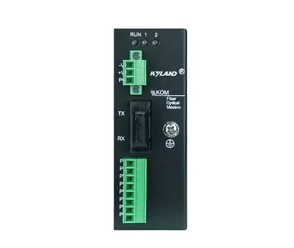 Конвертер промышленный Kyland KOM200 302110064 1 100Base-FX multi mode fiber port, FC connector, 1310nm, 5km, 1 RS485 serial port, 2 RS232 serial port