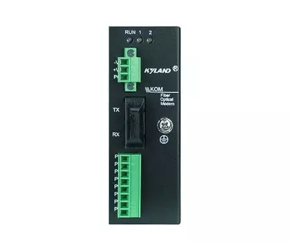 Конвертер промышленный Kyland KOM200 302110065 1 100Base-FX multi mode fiber port, ST connector, 1310nm, 5km, 1 RS485 serial port, 2 RS232 serial port
