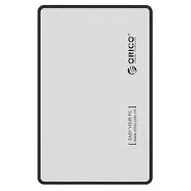 Контейнер Orico 2588US3-SV для HDD/SSD 2,5". Материал корпуса ABS пастик (огнестойкий) (серебристый)