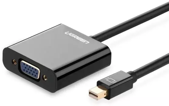 Конвертер UGREEN MD113 10459_ Mini DP to VGA, черный