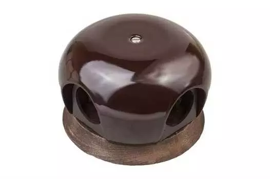 Коробка Bironi B2-521-020/18-К распределительная, шоколадная ночь, D86*50мм ( 4 кабельных ввода в комплекте )