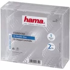 Коробка для CD/DVD HAMA 2CD/DVD H-44752