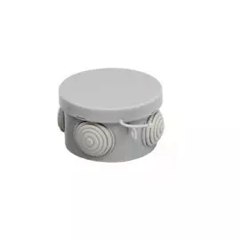 Коробка распределительная EKF plc-kmr-040-038 КМР-040-038 наруж. с крышкой 65х40 АБС 4 входа IP54 сер.