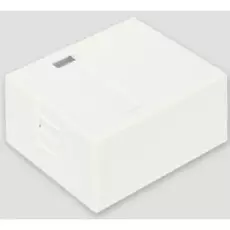 Коробка Eurolan 12B-04-01WT-2 настенная универсальная, 1-портовая, белая