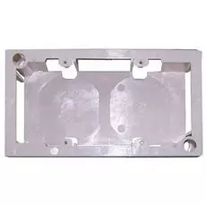 Коробка Lanmaster LAN-WB45x90-WH настенная под рамку французского стандарта, 45х90 мм