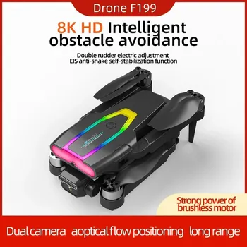 Дрон 4K Профессиональный двойная HD камера FPV 360 ° обход препятствий бесщеточный мотор Rc Квадрокоптер Дрон игрушки
