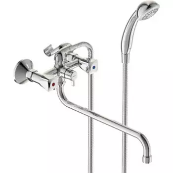 Смеситель для ванны Vidima Practic с душем, хром (BA343AA)