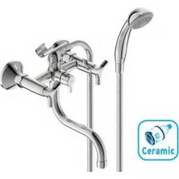 Смеситель для ванны Vidima Тринити с душем, хром (BA260AA)