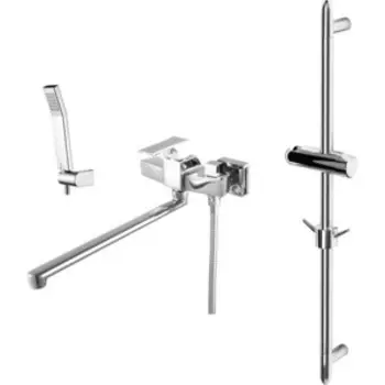Смеситель для ванны Lemark Unit с душем, хром (LM4517C, LM8063C)