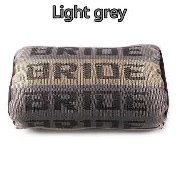 Универсальные автомобильные подушки для шеи BRIDE Fabric Gradation Auto Seat Support Headrest Car Neck Headrest Pillow красный