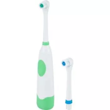 Зубная щётка HomeStar HS-6004 с дополнительной насадкой, зеленая
