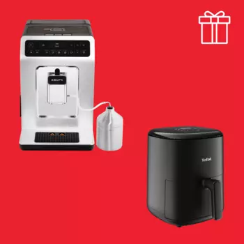 Автоматическая кофемашина EA891C10 + Аэрогриль Tefal Easy Fry Compact, 3 л EY145810